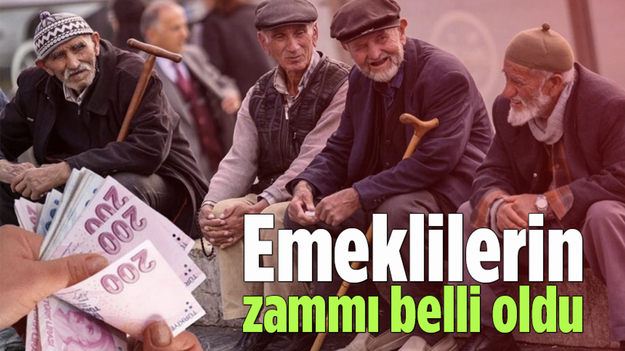 Emeklilerin zammı belli oldu!