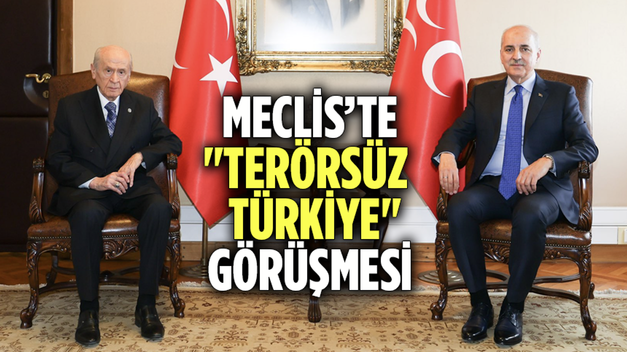 Numan Kurtulmuş'tan Devlet Bahçeli'ye Ziyaret! Gündem "Terörsüz Türkiye"