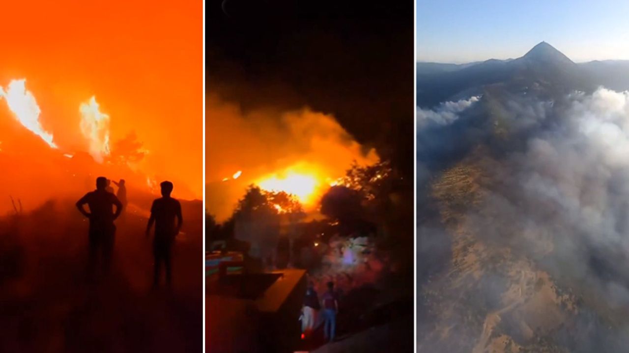 Ödemiş'te orman yangını!