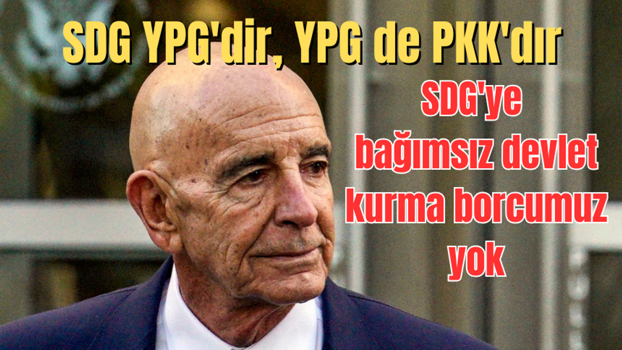 Özel Temsilci Barrack'tan Suriye ve SDG Açıklaması