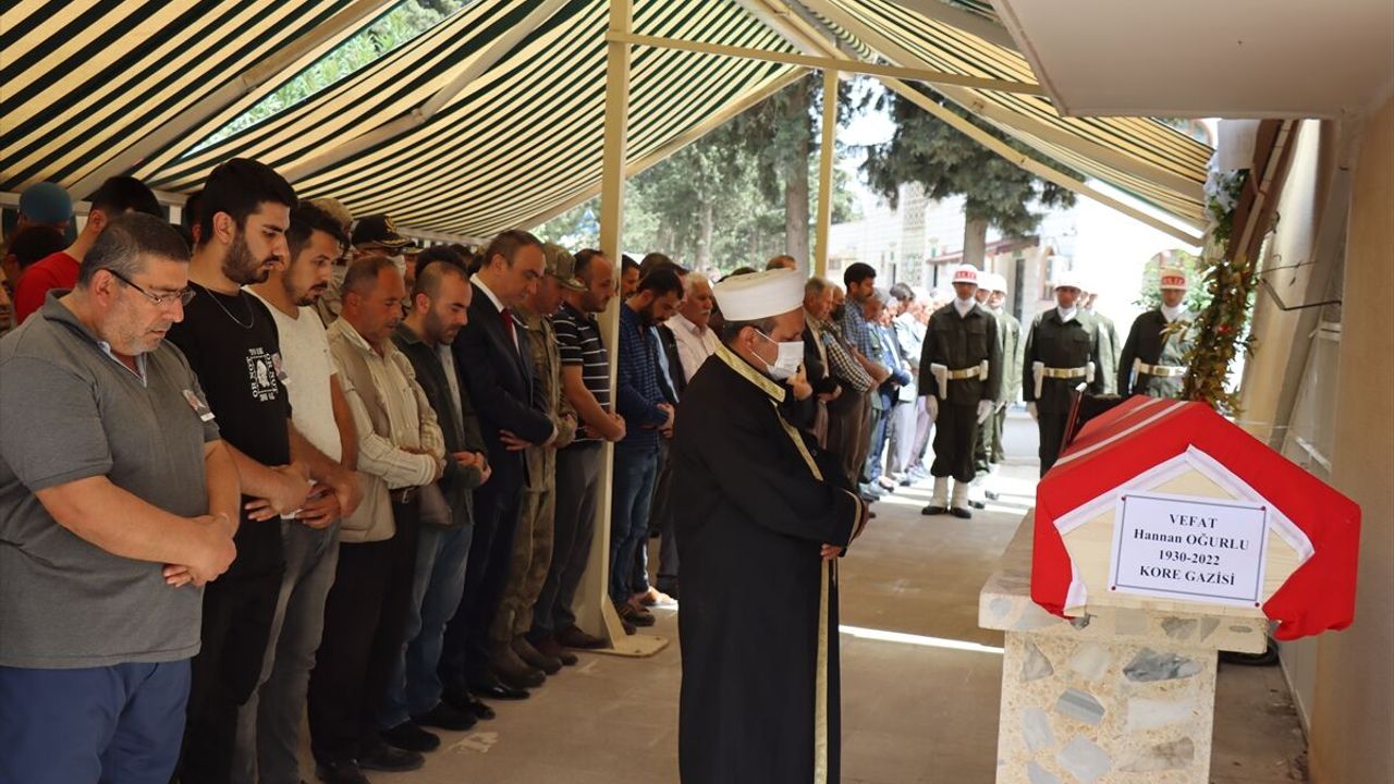 Kore gazisi Hannan Oğurlu Kilis'te son yolculuğuna uğurlandı