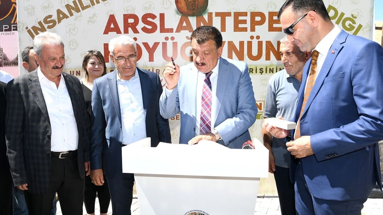 Arslantepe'nin UNESCO Listesi'ne girişinin birinci yılı kutlandı