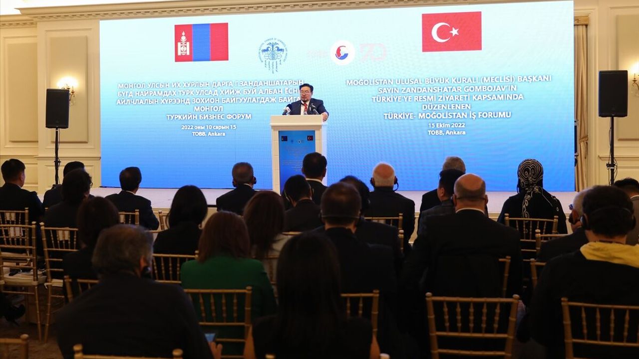 Türkiye-Moğolistan İş Forumu Ankara'da gerçekleştirildi