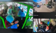 Otobüste fenalaşan küçük Ömer hastaneye yetiştirildi!