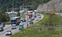 Bayram tatili öncesi İstanbul'da trafik yoğunluğu