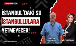 İstanbul’daki su İstanbullulara yetmeyecek!