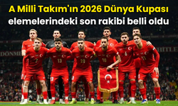 A Milli Takım'ın 2026 Dünya Kupası elemelerindeki son rakibi belli oldu