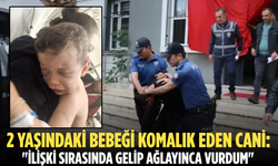 2 yaşındaki bebeği komalık eden cani: "İLİŞKİ SIRASINDA GELİP AĞLAYINCA VURDUM"