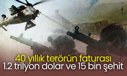 40 yıllık terörün faturası: 1.2 trilyon dolar ve 15 bin şehit