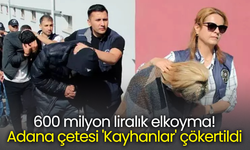 600 milyon liralık elkoyma!  Adana çetesi 'Kayhanlar' çökertildi