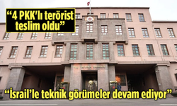 MSB'den, Türkiye-İsrail Çatışmasızlık Mekanizması açıklaması: Teknik görüşmeler devam ediyor