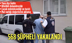 Siber suçlarla mücadele kapsamında 568 şüpheli yakalandı