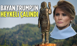 Bayan Trump'ın heykeli çalındı