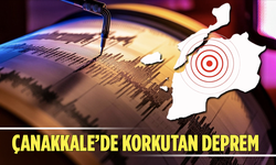 Çanakkale'de 4.4 büyüklüğünde deprem!