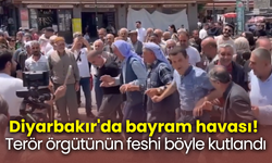 Diyarbakır'da bayram havası! Terör örgütünün feshi böyle kutlandı