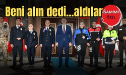 Gazi çocuğu valiyi merkeze aldılar