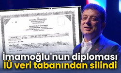 İmamoğlu'nun diploması İÜ veri tabanından silindi