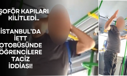 İstanbul'da İETT otobüsünde öğrencilere taciz iddiası!