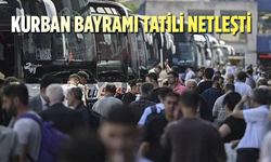Kurban Bayramı tatili netleşti!