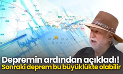 Şener Üşümezsoy depremin büyüklüğünü açıkladı