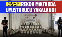 Rekor miktarda uyuşturucu yakalandı