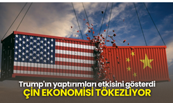 Trump'ın yaptırımları etkisini gösterdi  ÇİN EKONOMİSİ TÖKEZLİYOR