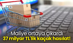 Maliye ortaya çıkardı! 37 milyar TL'lik kaçak hasılat