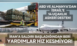 ABD ve Almanya'dan İsrail'e 14 uçak dolusu askeri destek!