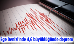 Ege Denizi'nde 4,6 büyüklüğünde deprem