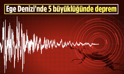 Ege Denizi'nde 5 büyüklüğünde deprem