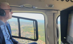 Vali Davut Gül, bayram öncesi İstanbul trafiğini havadan denetledi
