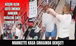 Markette kasa sırasında dehşet anları!