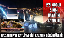 Gaziantep'te katliam gibi kazanın görüntüleri!