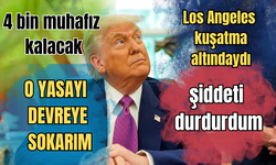 Trump, olayları durdurduğunu açıkladı… 4 bin muhafıza “kal” emri verdi