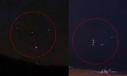 İran'ın fırlattığı füzeler Türkiye'den görüldü
