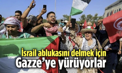 İsrail ablukasını delmek için Gazze’ye yürüyorlar