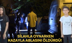 Silahla oynarken kazayla ablasını öldürdü!