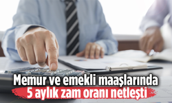 Enflasyon açıklandı! Memur ve emekli maaşlarının zam oranı netleşti