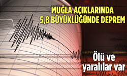 Akdeniz'de 5,8 büyüklüğünde deprem!