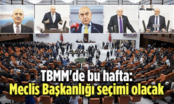 TBMM'de bu hafta: Meclis Başkanlığı seçimi olacak