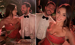 Hande Erçel ve Hakan Sabancı Lübnan’daki Düğününe Damga Vurdular