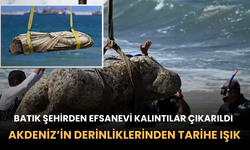 Akdeniz’in Derinliklerinden Tarihe Işık! Batık Şehirden Efsanevi Kalıntılar Çıkarıldı