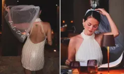 Selena Gomez Bekarlığa Veda Partisiyle Büyüledi! Beyazlar İçinde Duvağını Taktı