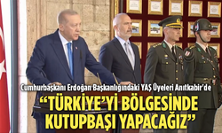 Cumhurbaşkanı Erdoğan Başkanlığındaki YAŞ Üyeleri Anıtkabir'de