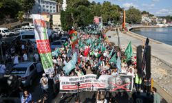 İstanbul’da On Binler Gazze’ye Destek İçin ABD Konsolosluğuna Yürüdü