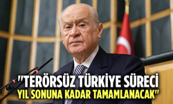 MHP Lideri Bahçeli: "Terörsüz Türkiye Süreci Yıl Sonuna Kadar Tamamlanacak"