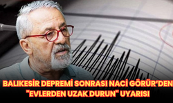 Balıkesir Depremi Sonrası Naci Görür’den "Evlerden Uzak Durun" Uyarısı