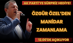 AK Parti’ye Sürpriz Hediye! Özgür Özel’den Manidar Zamanlama: 12.00'de Açıklıyor