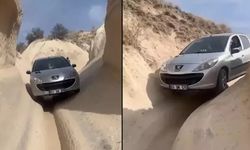 Navigasyon Şaşırttı, Sürücü Peribacalarına Girdi!
