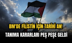 BM'de Filistin İçin Tarihi An! Tanıma Kararları Peş Peşe Geldi